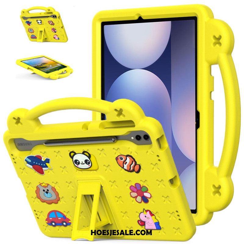 Cover Hoesje Samsung Galaxy Tab S10 Plus Telefoonhoesje Eva Met Cartoondieren