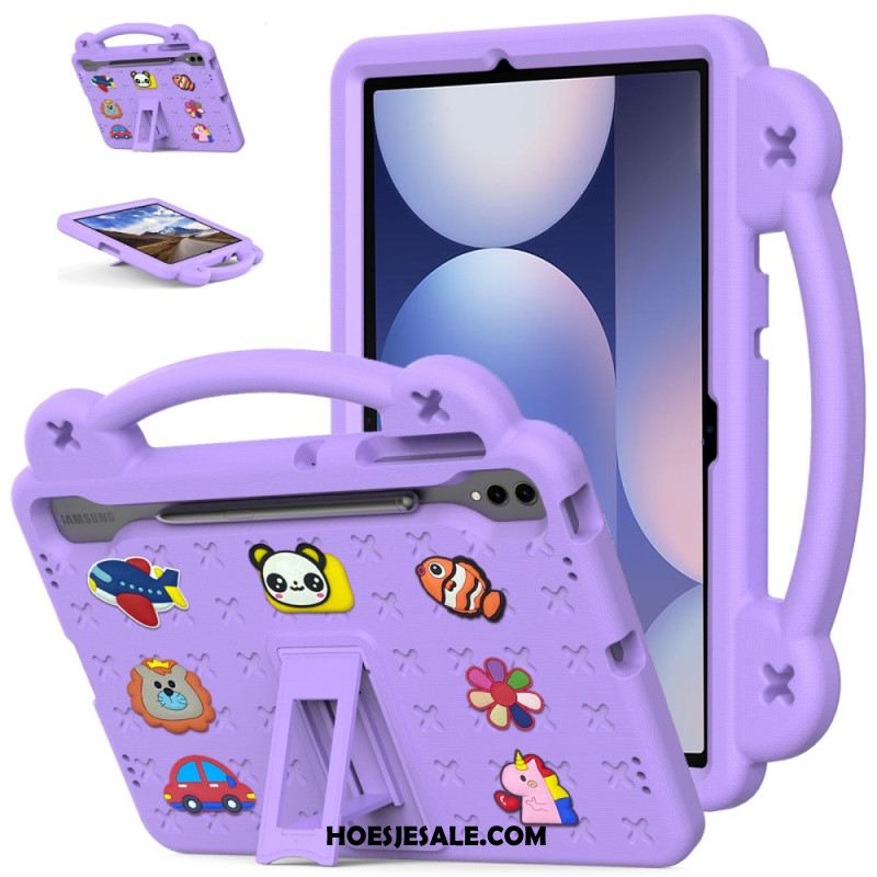 Cover Hoesje Samsung Galaxy Tab S10 Plus Telefoonhoesje Eva Met Cartoondieren