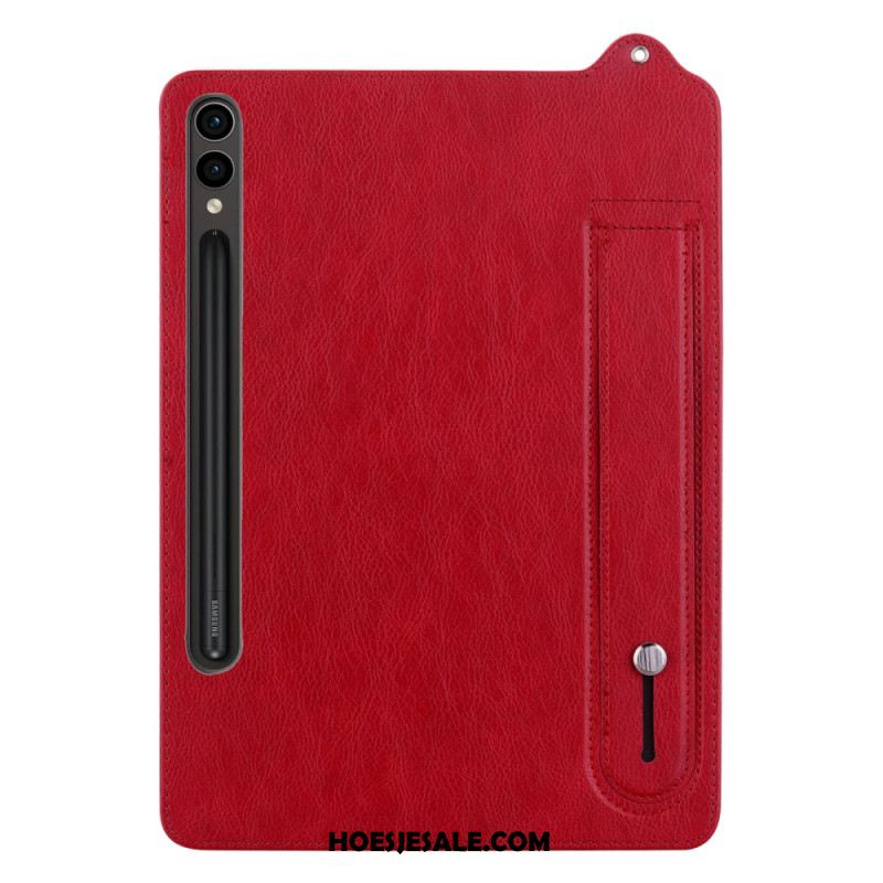 Cover Hoesje Samsung Galaxy Tab S11 Ultra Telefoonhoesje Lederlook Met Handmatige Bevestiging
