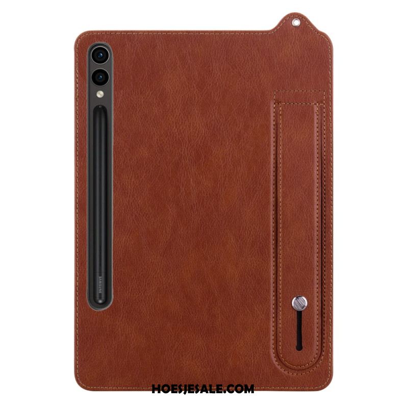 Cover Hoesje Samsung Galaxy Tab S11 Ultra Telefoonhoesje Lederlook Met Handmatige Bevestiging