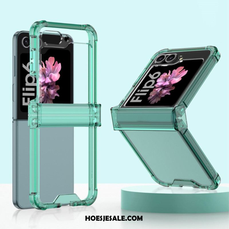 Cover Hoesje Samsung Galaxy Z Flip 7 Fe Telefoonhoesje Gkk-scharnier En Luchtkussen