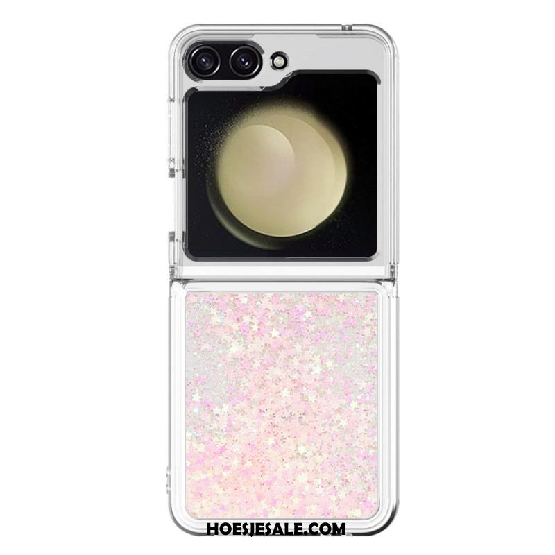 Cover Hoesje Samsung Galaxy Z Flip 7 Fe Telefoonhoesje Glitter
