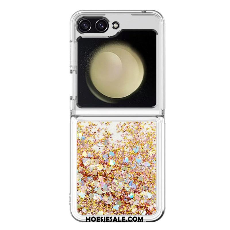 Cover Hoesje Samsung Galaxy Z Flip 7 Fe Telefoonhoesje Glitter