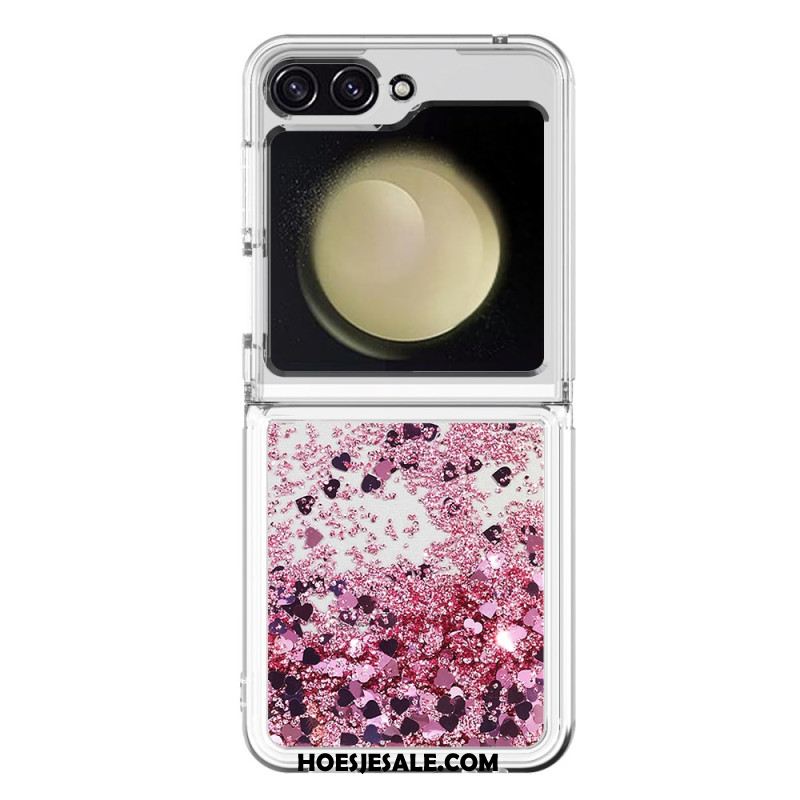 Cover Hoesje Samsung Galaxy Z Flip 7 Fe Telefoonhoesje Glitter