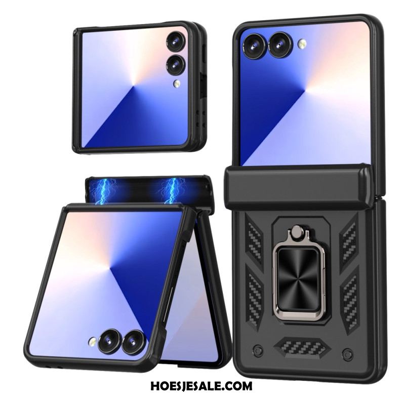 Cover Hoesje Samsung Galaxy Z Flip 7 Telefoonhoesje Duurzame Ring