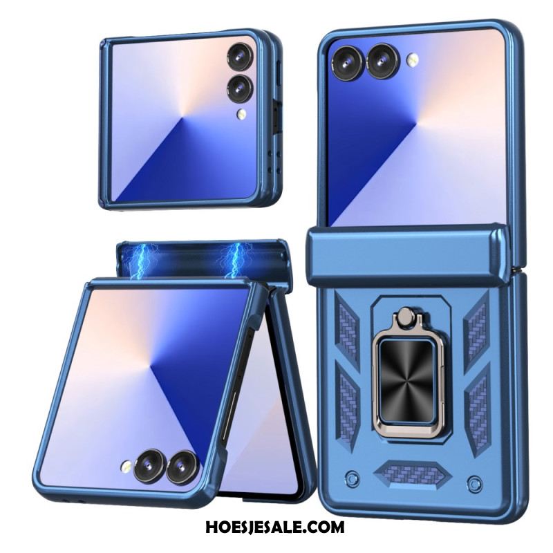 Cover Hoesje Samsung Galaxy Z Flip 7 Telefoonhoesje Duurzame Ring