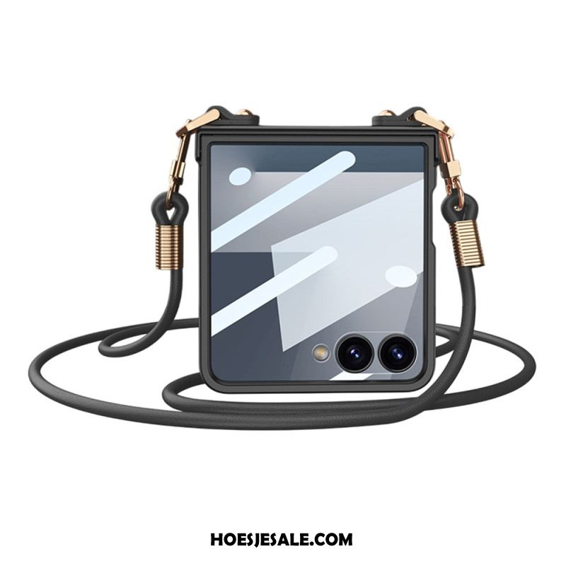 Cover Hoesje Samsung Galaxy Z Flip 7 Telefoonhoesje Koordarmband