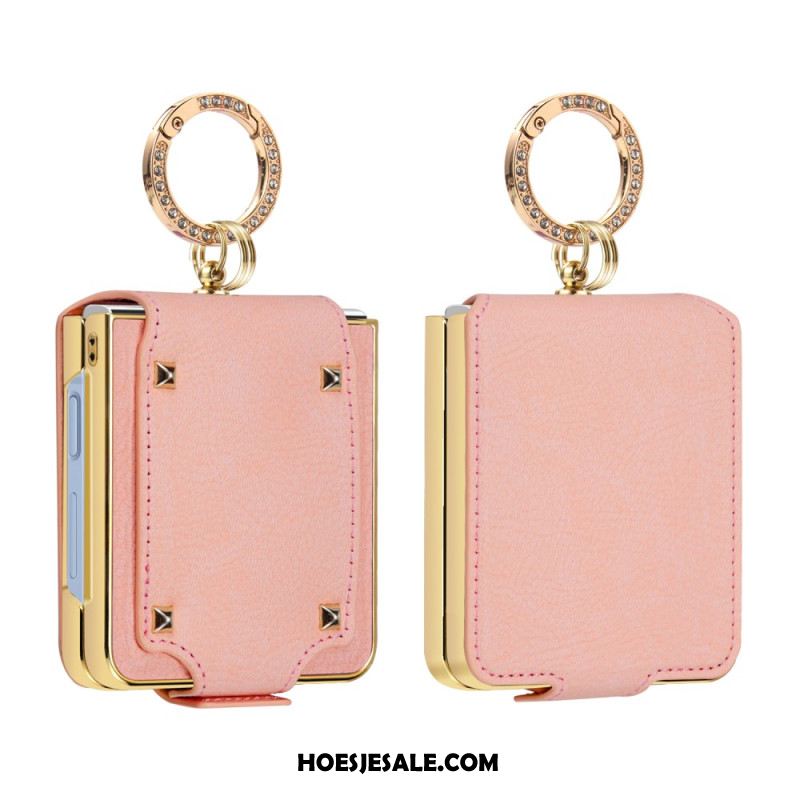 Cover Hoesje Samsung Galaxy Z Flip 7 Telefoonhoesje Premium Ring