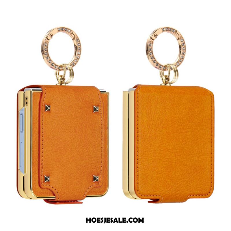 Cover Hoesje Samsung Galaxy Z Flip 7 Telefoonhoesje Premium Ring