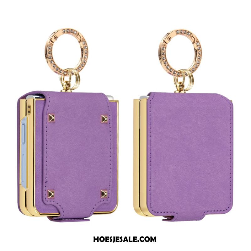 Cover Hoesje Samsung Galaxy Z Flip 7 Telefoonhoesje Premium Ring