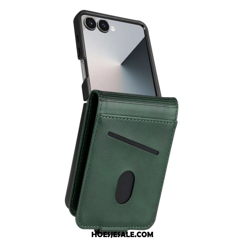 Cover Hoesje Samsung Galaxy Z Flip 7 Telefoonhoesje Stijlvolle Kaarthouder