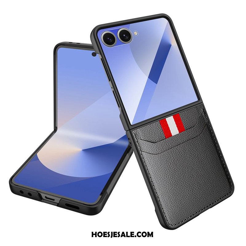 Cover Hoesje Samsung Galaxy Z Flip 7 Telefoonhoesje Zijdezachte Textuur