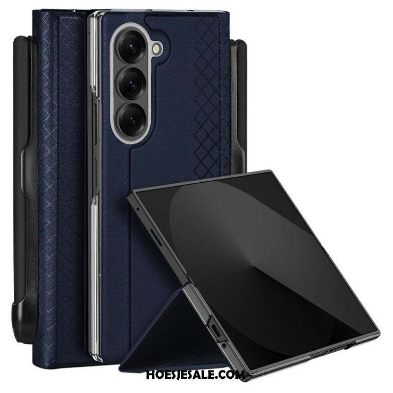 Cover Hoesje Samsung Galaxy Z Fold 7 Telefoonhoesje Bril Series Dux Ducis Stylushouder