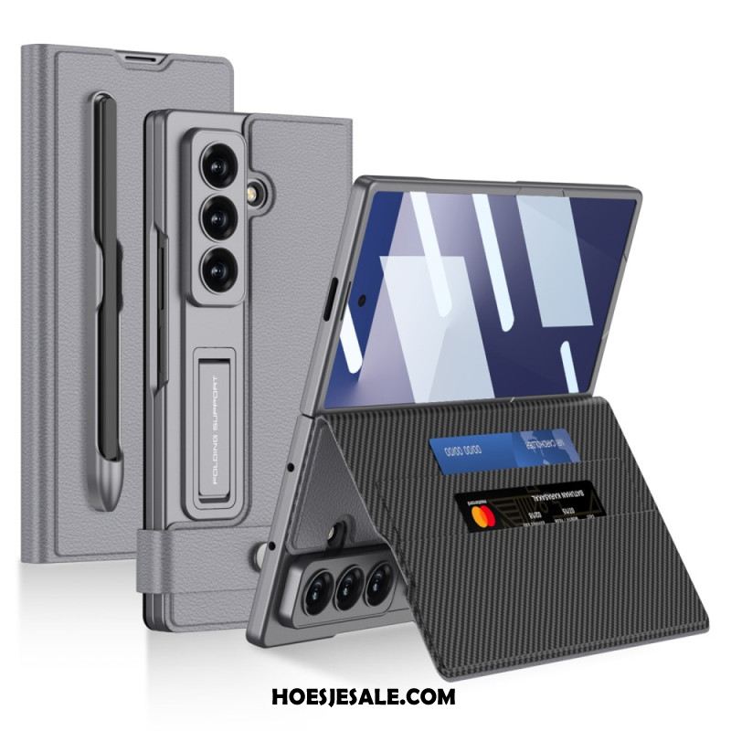 Cover Hoesje Samsung Galaxy Z Fold 7 Telefoonhoesje Gkk Screenprotector En Stylushouder