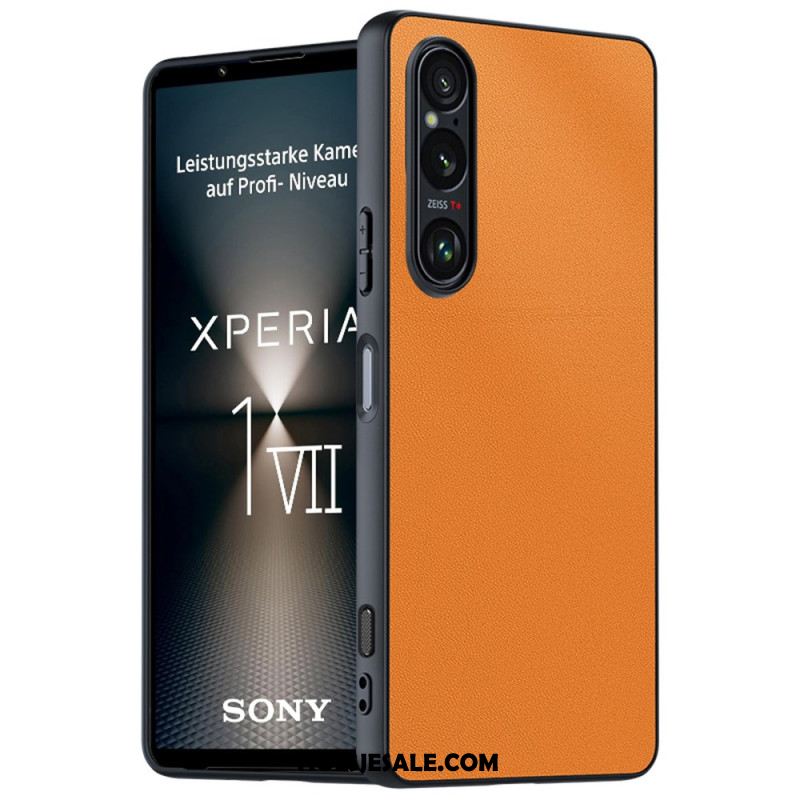 Cover Hoesje Sony Xperia 1 Vii Telefoonhoesje Lederlook