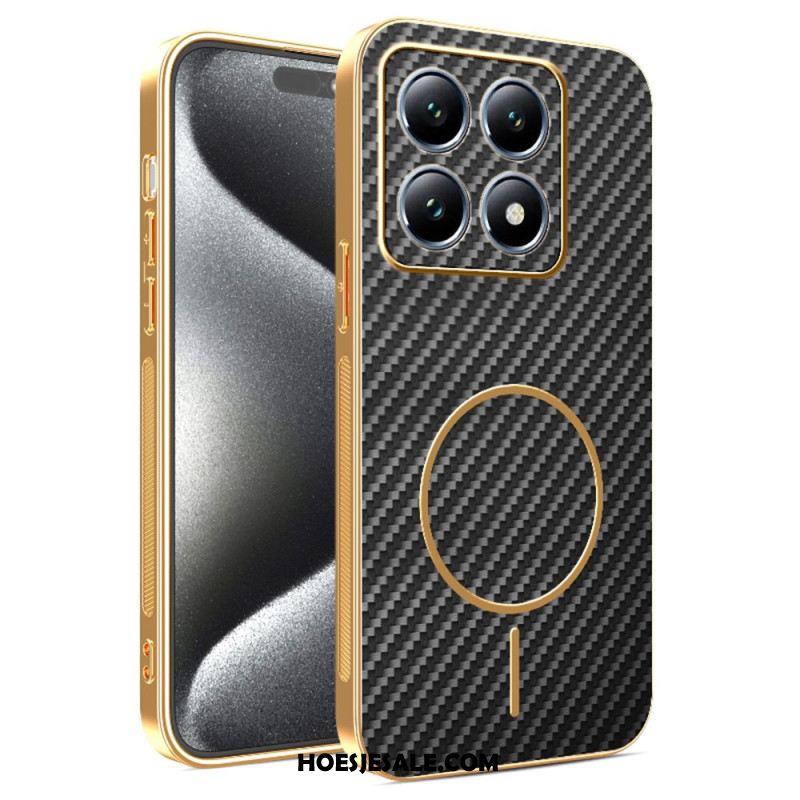 Cover Hoesje Xiaomi 15t Telefoonhoesje Koolstofvezeltextuur