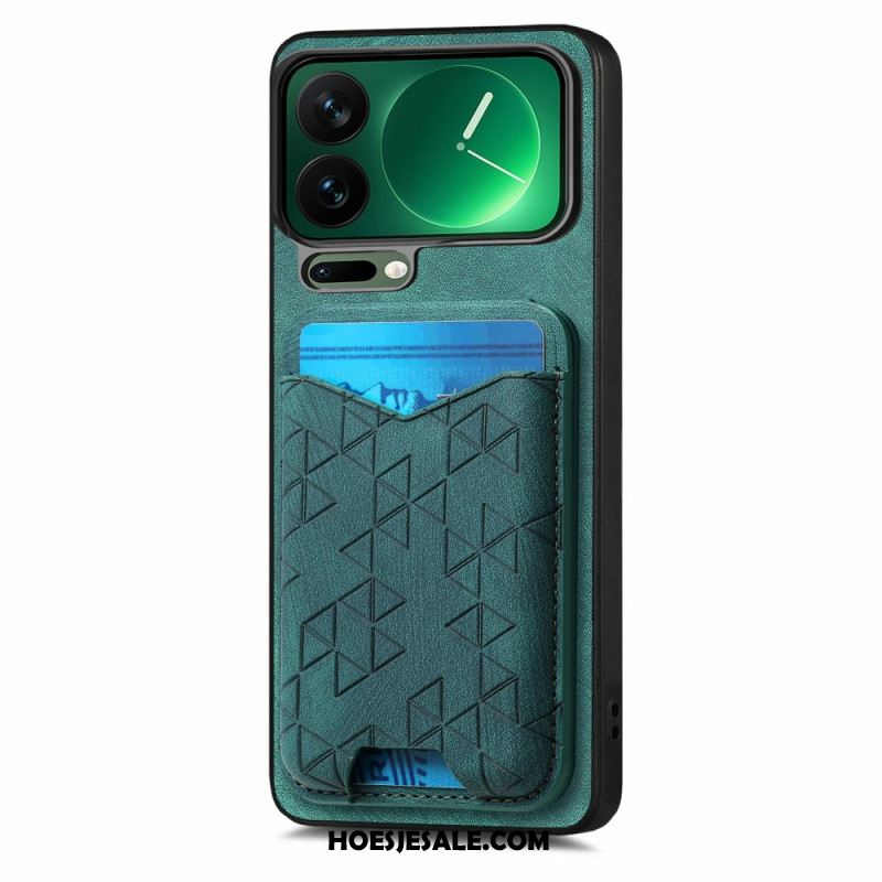 Cover Hoesje Xiaomi 17 Pro Max Telefoonhoesje Kaarthouder En Verstelbare Standaard