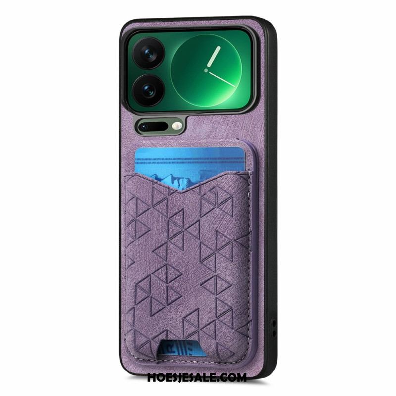 Cover Hoesje Xiaomi 17 Pro Max Telefoonhoesje Kaarthouder En Verstelbare Standaard