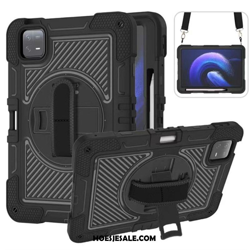 Cover Hoesje Xiaomi Pad 6 Telefoonhoesje Ultra-resistent Met Schouderriem