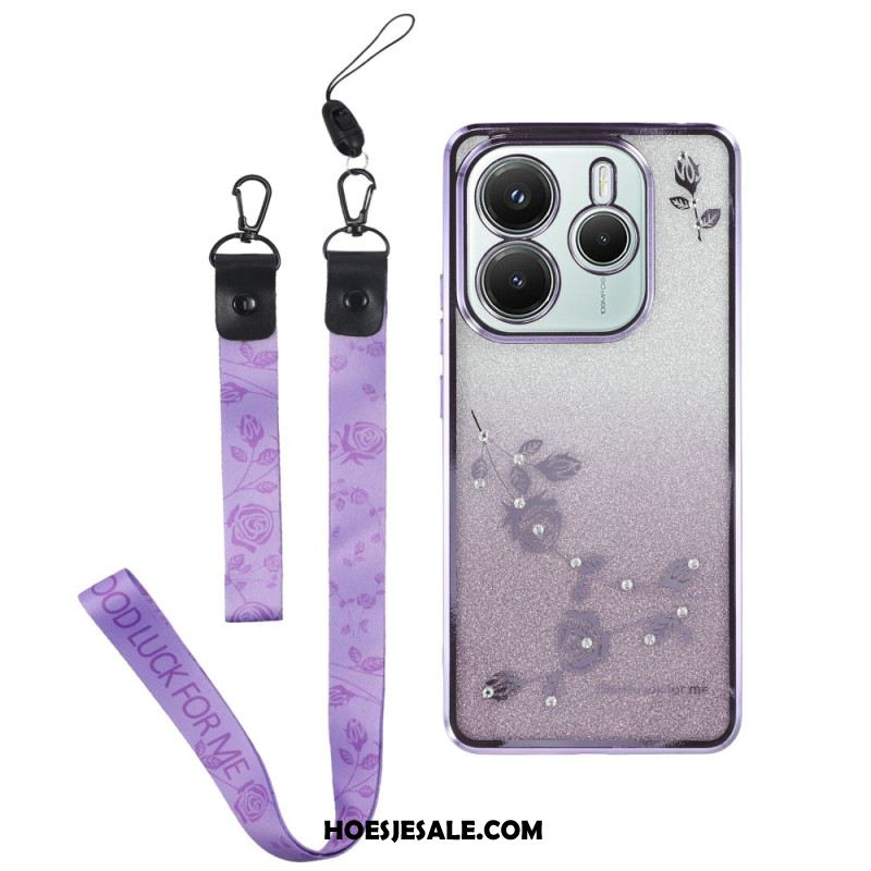 Cover Hoesje Xiaomi Redmi Note 14 5g Telefoonhoesje Kadem-bandjes