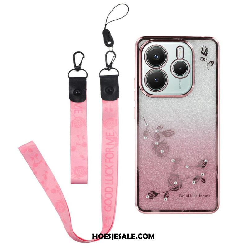 Cover Hoesje Xiaomi Redmi Note 14 5g Telefoonhoesje Kadem-bandjes