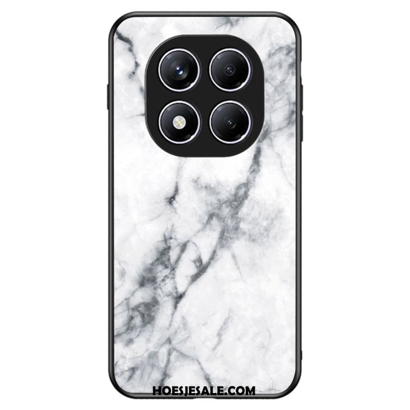 Cover Hoesje Xiaomi Redmi Note 14 Pro 4g Telefoonhoesje Marmer Gehard Glas