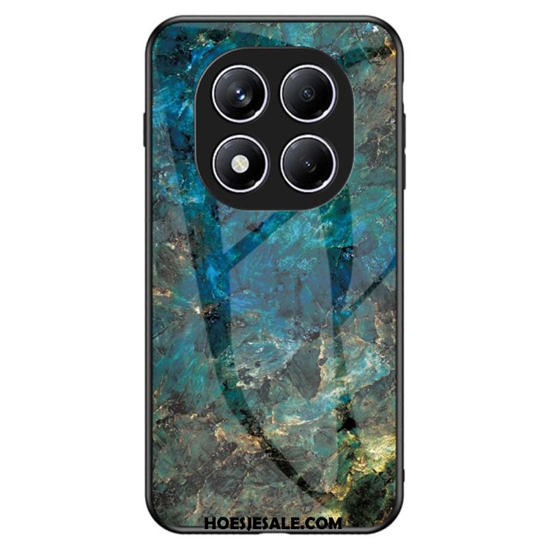 Cover Hoesje Xiaomi Redmi Note 14 Pro 4g Telefoonhoesje Marmer Gehard Glas