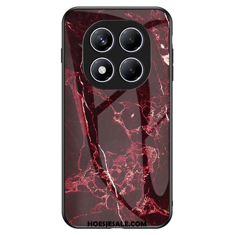 Cover Hoesje Xiaomi Redmi Note 14 Pro 4g Telefoonhoesje Marmer Gehard Glas