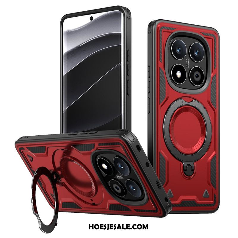 Cover Hoesje Xiaomi Redmi Note 14 Pro 5g Telefoonhoesje Draaibare Standaard En Magsafe-compatibiliteit