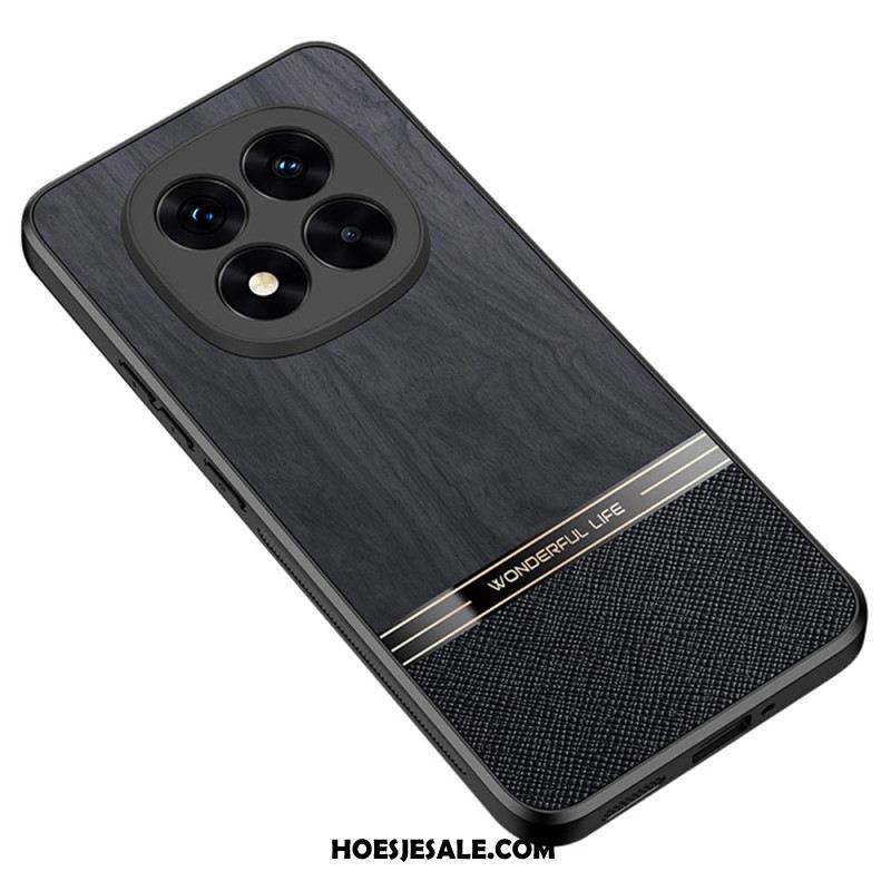 Cover Hoesje Xiaomi Redmi Note 14 Pro Plus 5g Telefoonhoesje Houtstijl