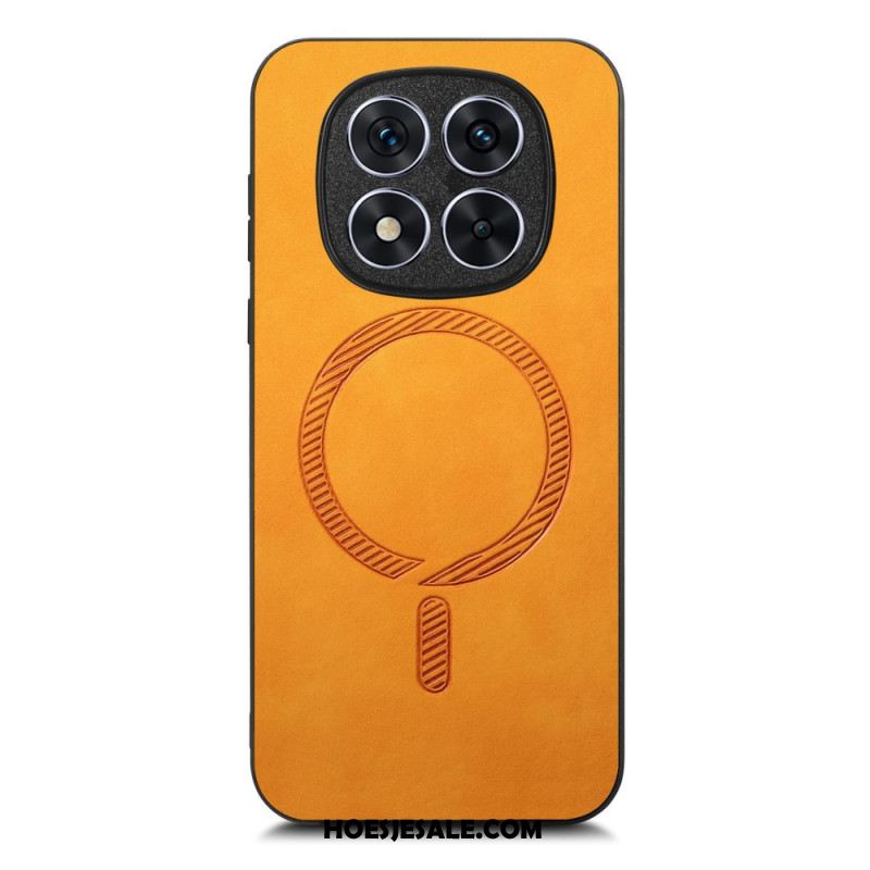 Cover Hoesje Xiaomi Redmi Note 14 Pro Plus 5g Telefoonhoesje Magsafe-compatibel Met Lederlook