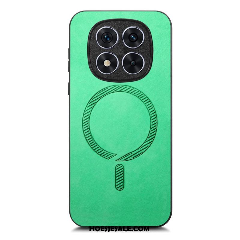 Cover Hoesje Xiaomi Redmi Note 14 Pro Plus 5g Telefoonhoesje Magsafe-compatibel Met Lederlook