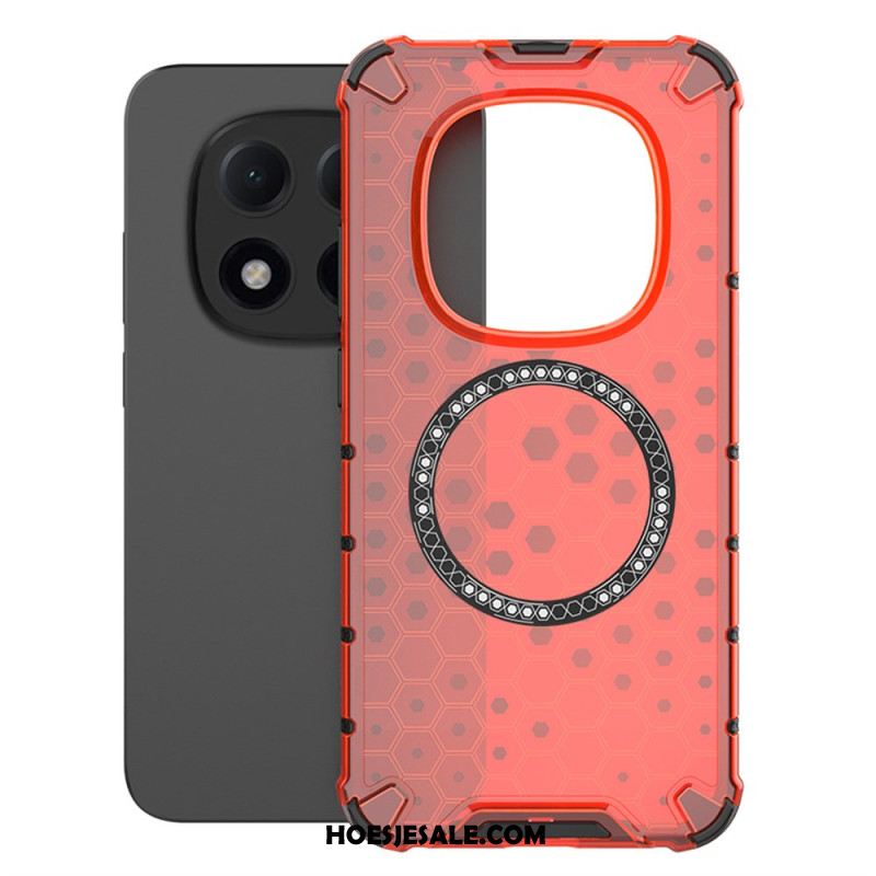 Cover Hoesje Xiaomi Redmi Note 15 Pro Plus 5g Telefoonhoesje Magnetisch Honingraatpatroon