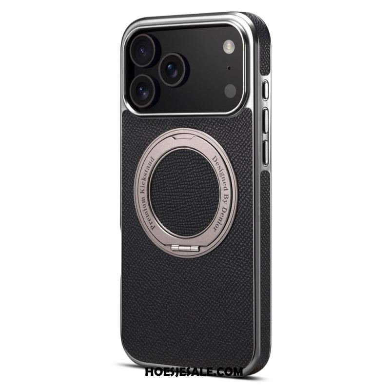 Cover Hoesje iPhone 17 Pro Max Telefoonhoesje Gestructureerd Leer