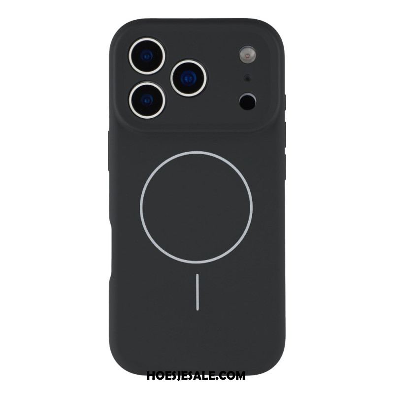 Cover Hoesje iPhone 17 Pro Telefoonhoesje Magsafe Hybrid Met Microvezelvoering