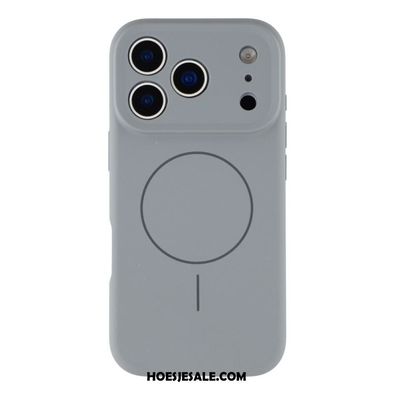 Cover Hoesje iPhone 17 Pro Telefoonhoesje Magsafe Hybrid Met Microvezelvoering