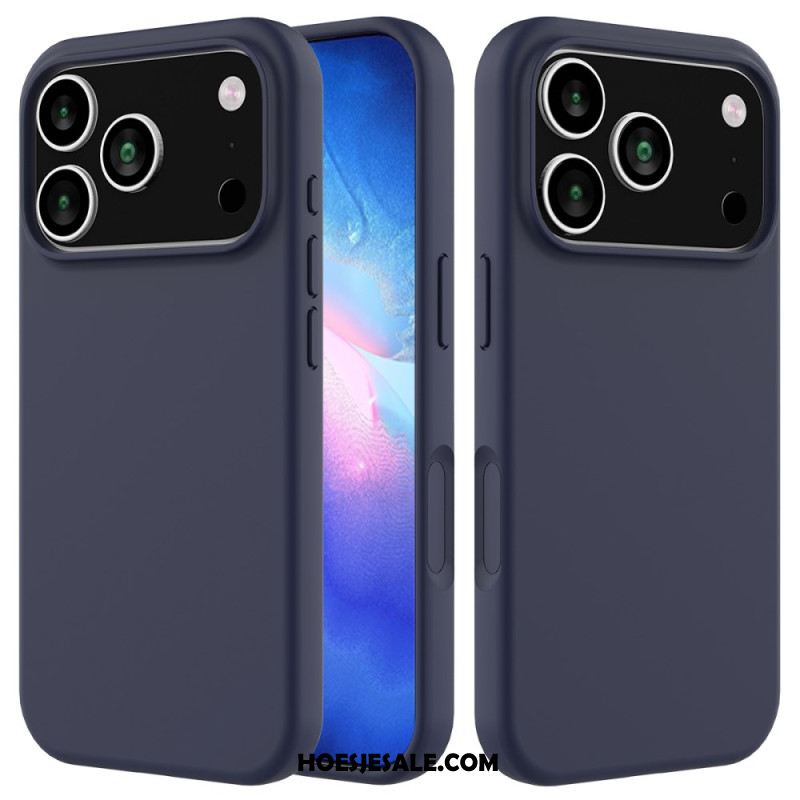 Cover Hoesje iPhone 17 Pro Telefoonhoesje Vloeibare Siliconen