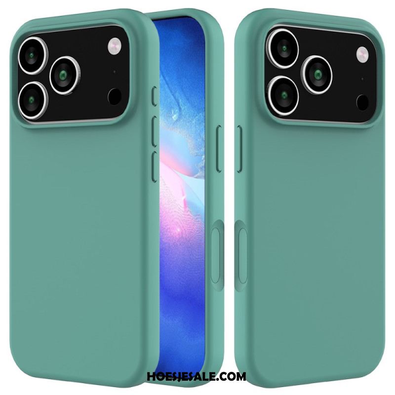 Cover Hoesje iPhone 17 Pro Telefoonhoesje Vloeibare Siliconen