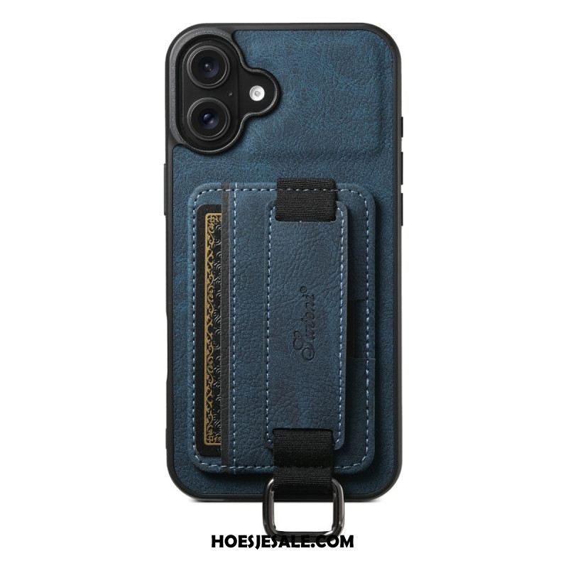 Cover Hoesje iPhone 17 Telefoonhoesje Kaarthouder In Retro Design