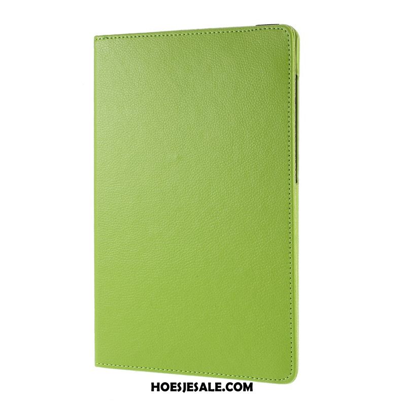 Cover Samsung Galaxy Tab S10 Fe Draaibaar Met Elastische Band Bescherming Hoesje