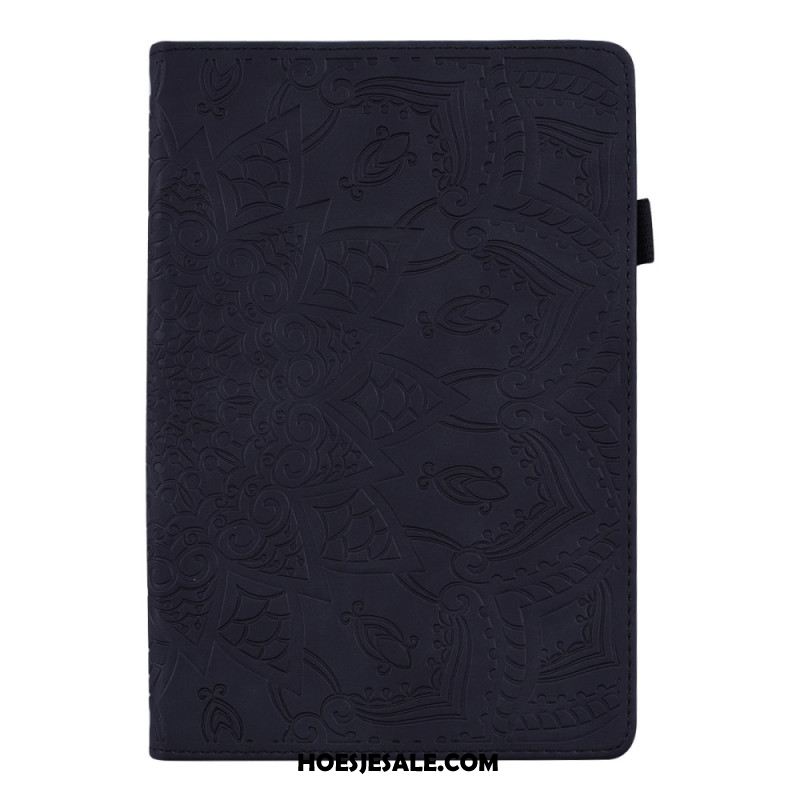 Cover Samsung Galaxy Tab S11 Ultra Mandala Met Suède-effect Bescherming Hoesje