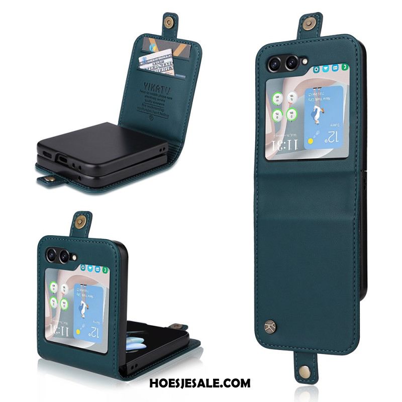 Cover Samsung Galaxy Z Flip 7 Fe Kaarthouder En Sluiting