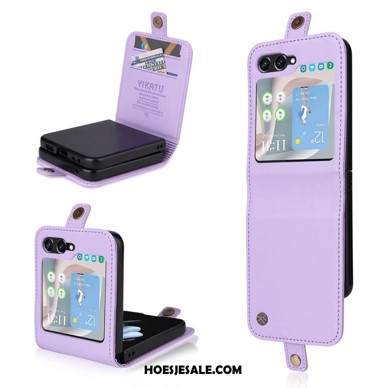 Cover Samsung Galaxy Z Flip 7 Fe Kaarthouder En Sluiting