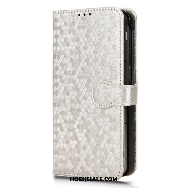 Cover Voor Oppo Find N3 Met Krasbestendige Markering En Portemonnee