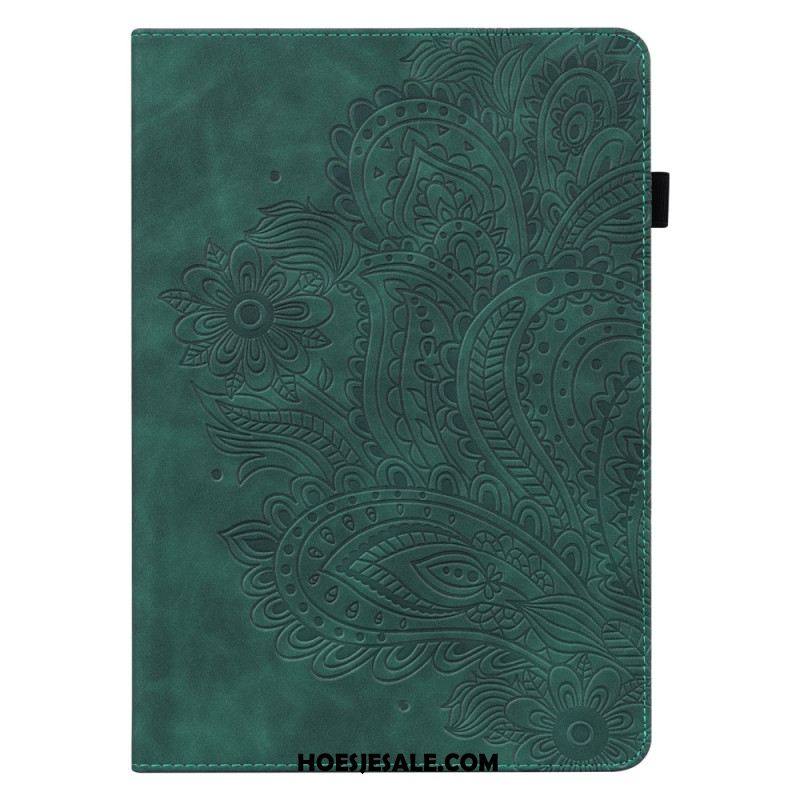 Cover Xiaomi Pad 6 Bloemenprint Met Leerlook