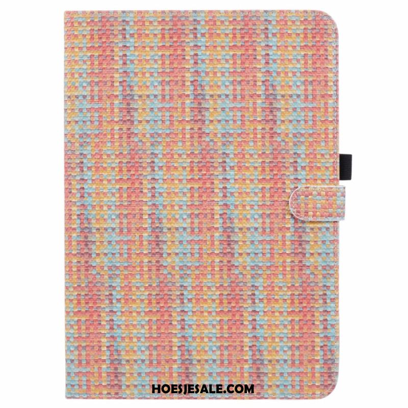 Cover Xiaomi Pad 6s Pro Geweven Patroon Bescherming Hoesje