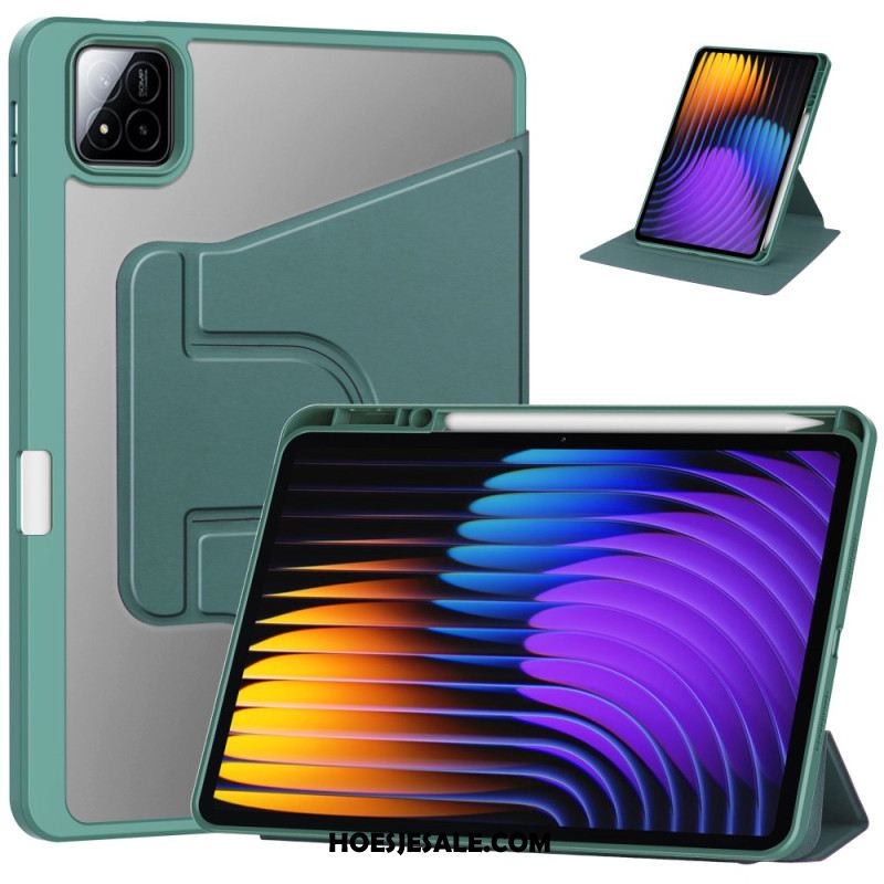 Cover Xiaomi Pad 7 / 7 Pro Lederlook Met Draaibare Standaard Bescherming Hoesje