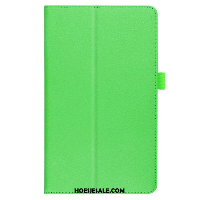 Cover voor Samsung Galaxy Tab A7 Lite 2 Litchi-flappen Van Imitatieleer