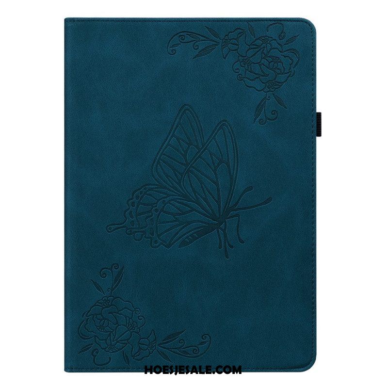 Cover voor Samsung Galaxy Tab A8 (2021) Vlinders Gedrukt Patroon