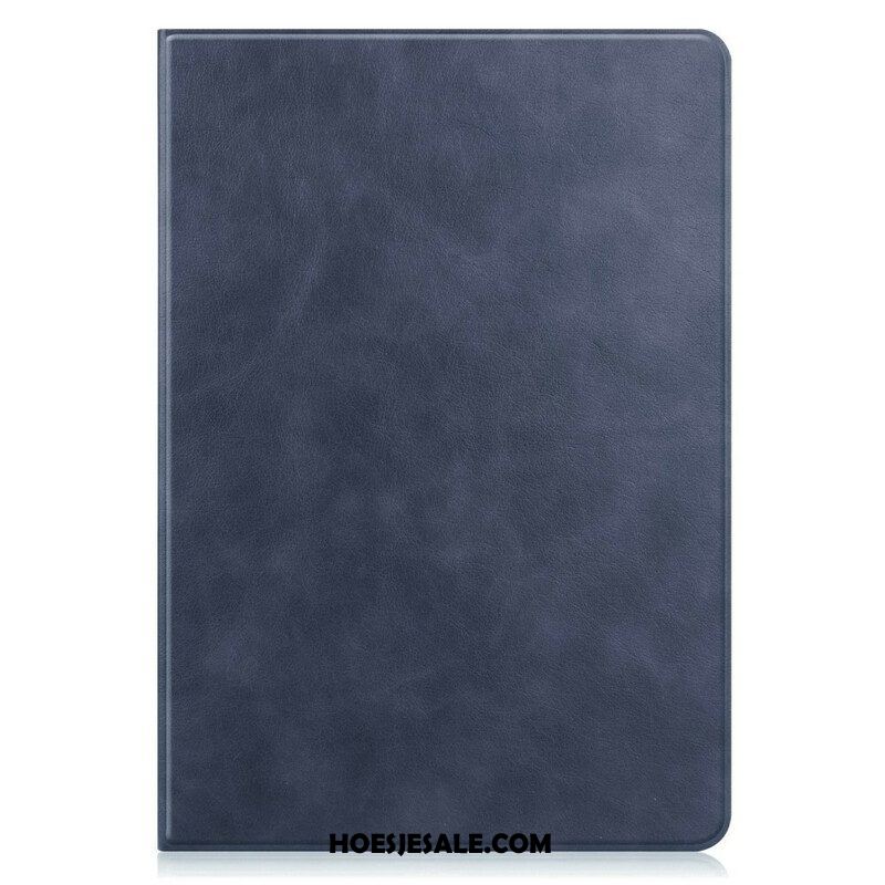 Cover voor Samsung Galaxy Tab S8 Plus / Tab S7 Plus Klassiek Kunstleer